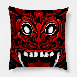 Barong Scared Head Pillow