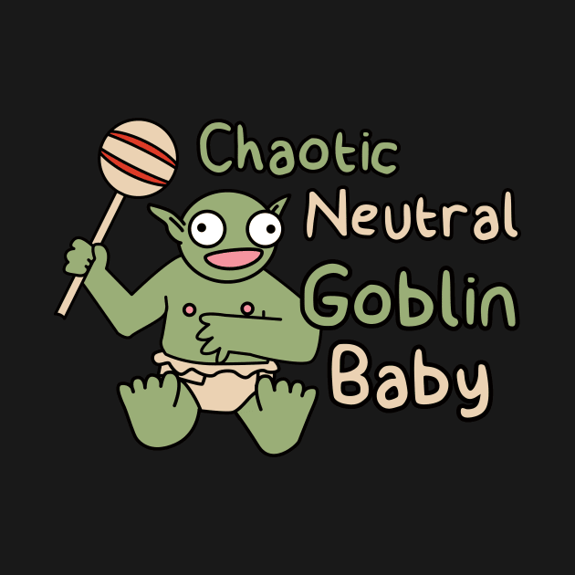 Dungeons and Dragons Baby Shirt Goblin by natural20kids