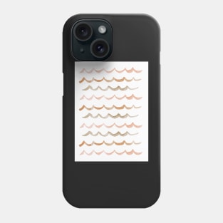 Life is Swell - Watercolor Wave Pattern Phone Case