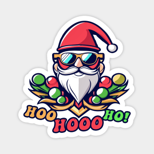 "Hoo Hooo Ho!" funny santa Magnet