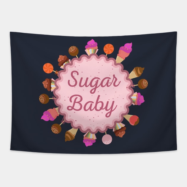 Sugar Baby Tapestry by jslbdesigns