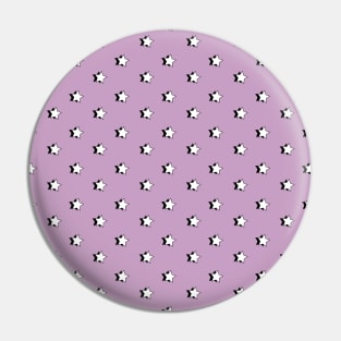 Mauve Pinky Purple Aesthetic Retro Stars / VSCO Stars Pin