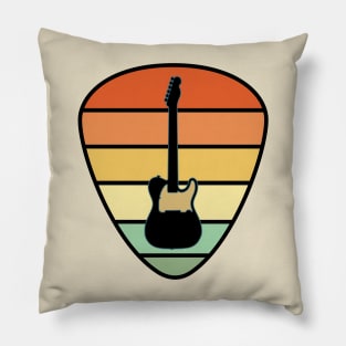 Vintage Guitar 8 Pillow