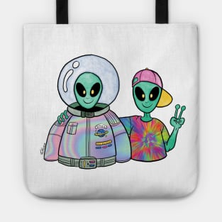 Alien friends Tote