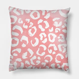 Pink Leopard Print Pillow