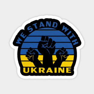 We Stand With Ukraine, Ukraine Strong Magnet