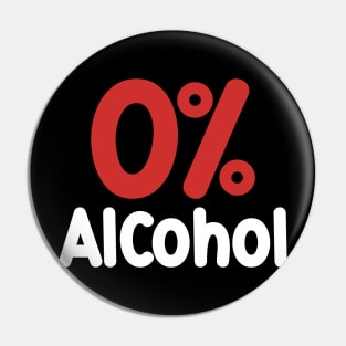 0% ALCOHOL Pin