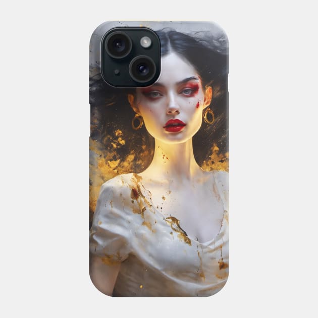 women's paintings Surrealism art watercoler Phone Case by nonagobich