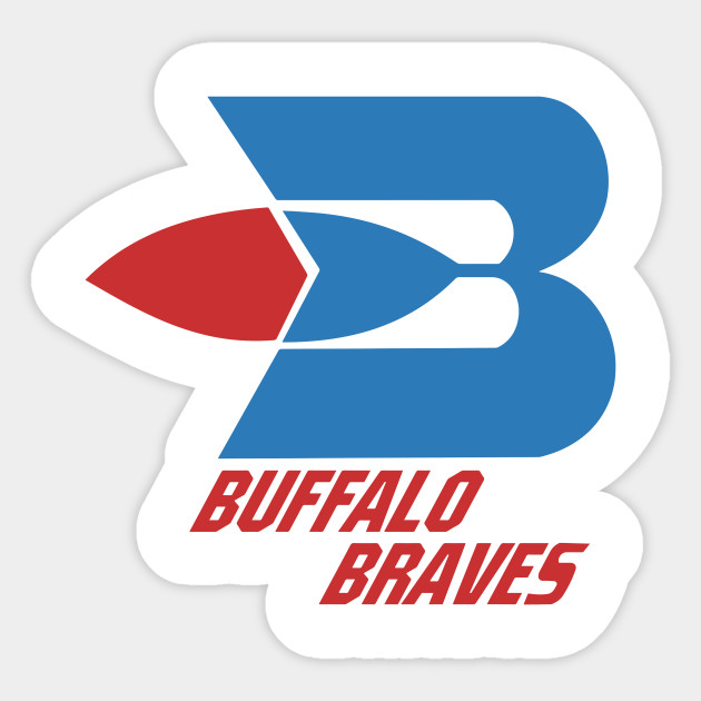 Buffalo Braves Retro Nba Logo 1971 78 Design Tee Shirt Buffalo Braves Sticker Teepublic