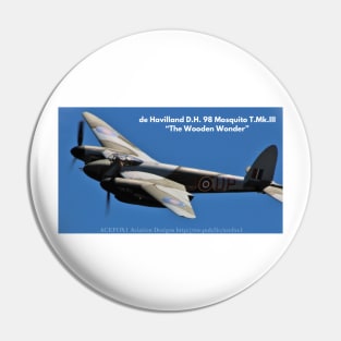 de Havilland Mosquito T.Mk.III High-Speed Flyby Pin