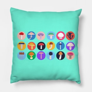 Mushroom Master Mushrooms Pillow