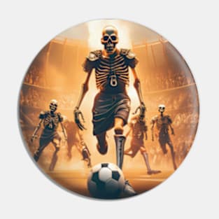 Skull of Soccer Pin