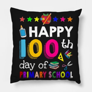 Happy 100 Days Of primary school Awesome T shirt F Pillow