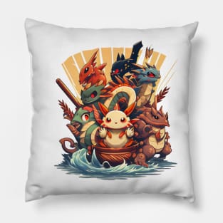 Pokem Style Little Monsters Pillow