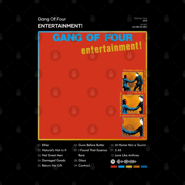 Gang Of Four - Entertainment! Tracklist Album by 80sRetro