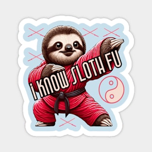 Sloth Fu Martial Arts! Magnet