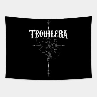 Tequilera - Flower - Tattoo design Tapestry