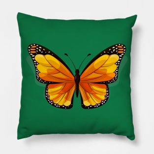 Yellow Butterfly Pillow