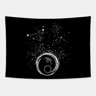 Robot Vacuum Cleaner Space Stars Tapestry