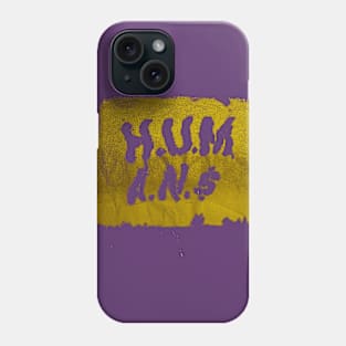 HUMANS TV T-SHIRT (GOLD) Phone Case