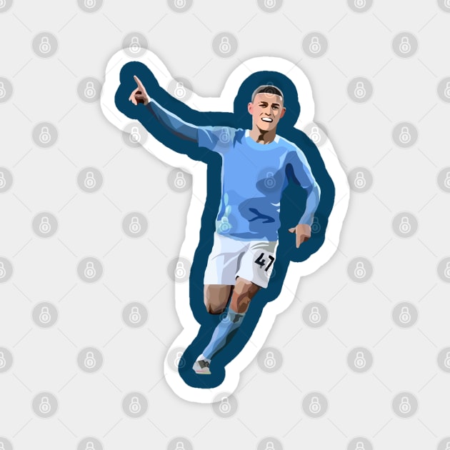 Phil Foden Magnet by Webbed Toe Design's