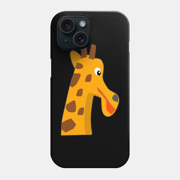 Quirky Giraffe Delight Phone Case by Pieartscreation