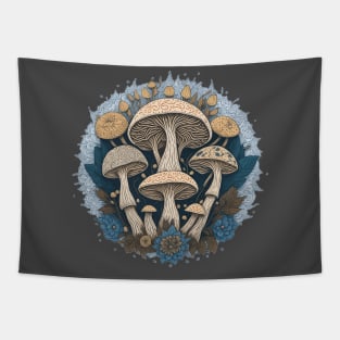 Mushroom ornament Tapestry