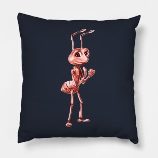 Happy Ant of Sad Ant With Bindle Pillow