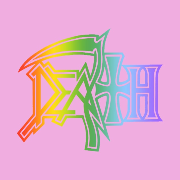 Death logo in baby colors by MarceloMoretti90