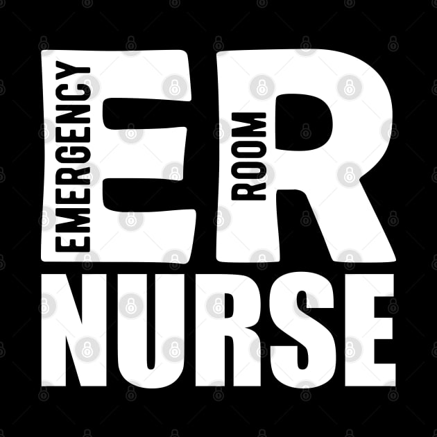 ER Nurse - Emergency Room Nurse by KC Happy Shop