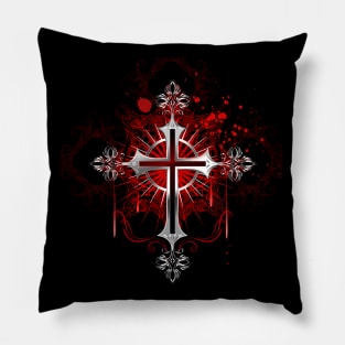 Gothic cross Pillow