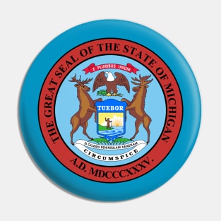 State of Michigan Pin