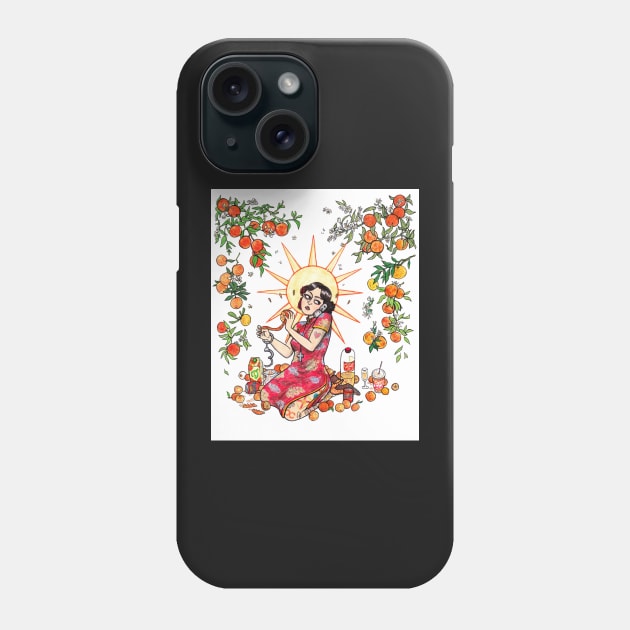 Fruits of our Culture - Orange Phone Case by sadnettles