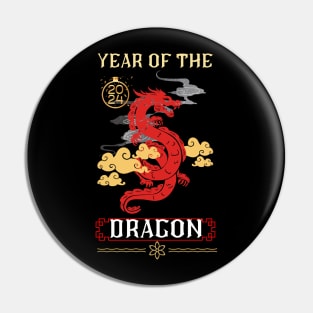 Year of the dragon 2024 Chinese Pin