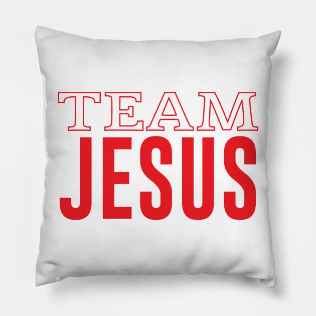 Team Jesus Pillow by mstory