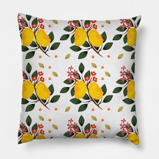 Flower Pattern Artwork Pillow