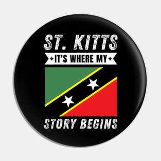 St Kitts Pin