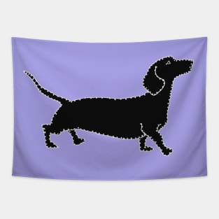 Connect The Doxie Dots Tapestry