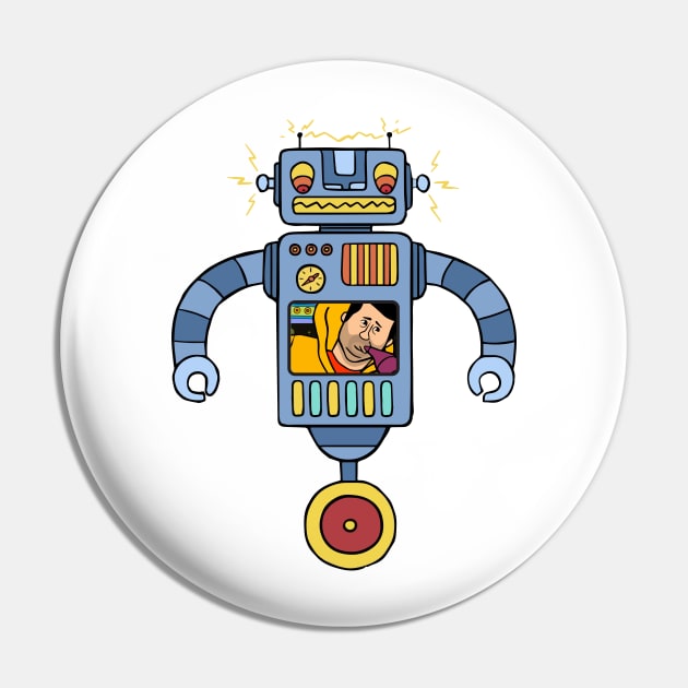 GDWH Cartoon Robot (light color shirts) Pin by Getting Doug with High