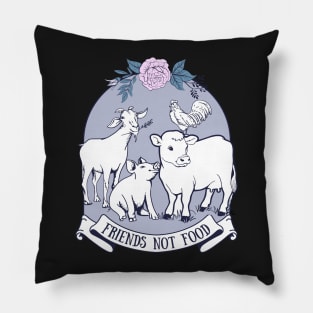 Friends not food - Vegan Pillow