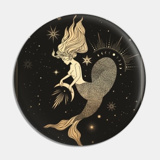 Pisces Zodiac Sign Pin