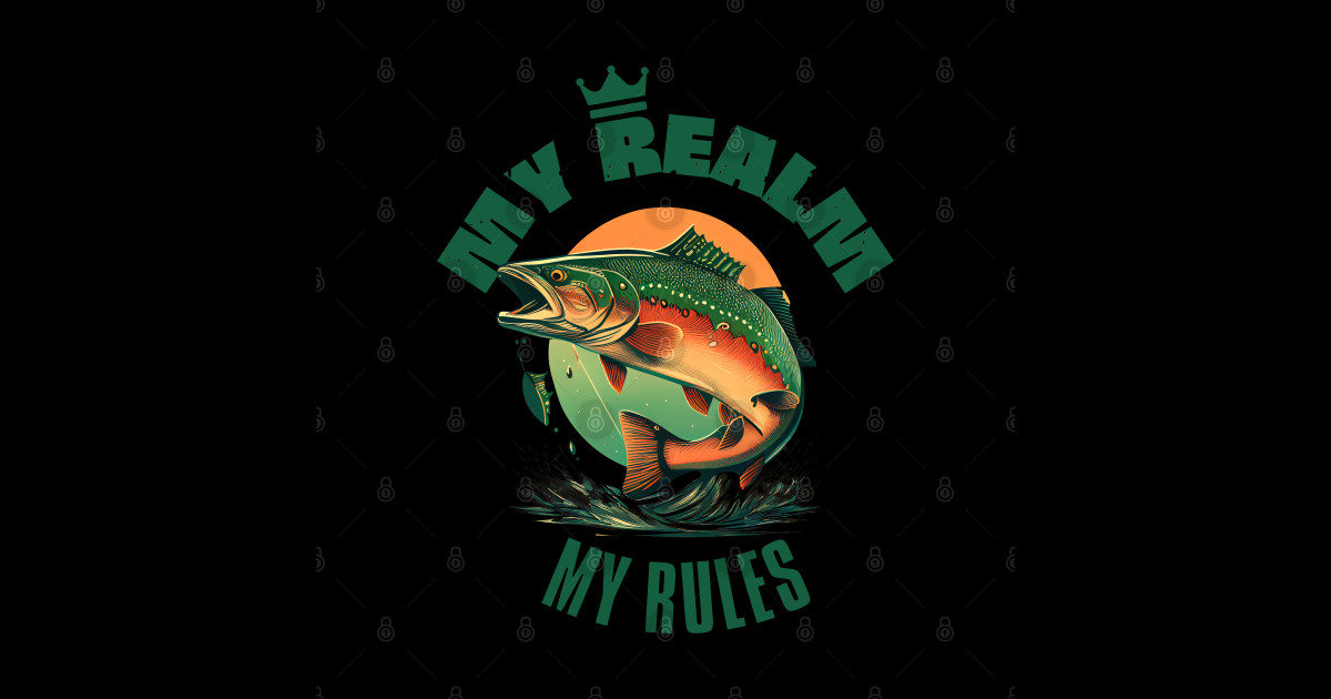 Fishing with norm, fish realm Fishing Is My Hobby Sticker TeePublic