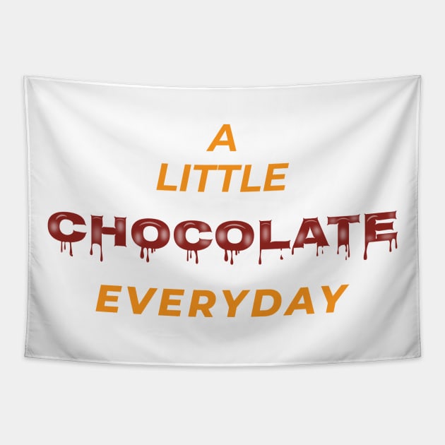 A little chocolate everyday Tapestry by creativerse