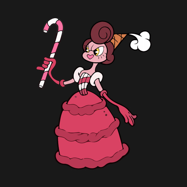 Cuphead - Baroness Von Bon Bon by Catharthic