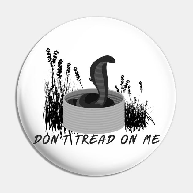 Don't Tread On Me Pin by pmeekukkuk