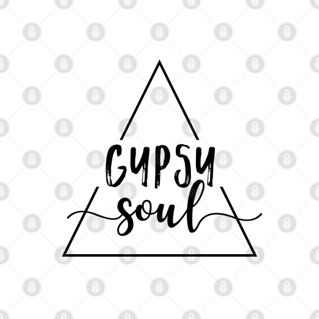 Gypsy soul triangle design by beakraus