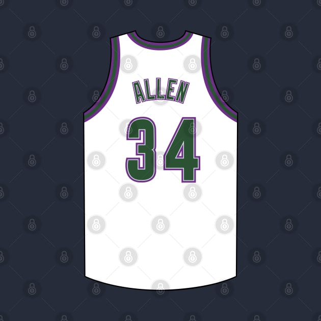 Ray Allen Milwaukee Jersey Qiangy by qiangdade