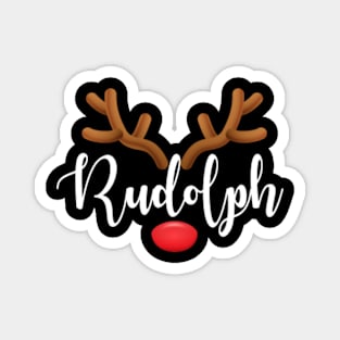 Most Likely To Try Ride Rudolph Funny Couples Christmas Magnet