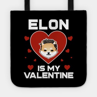 Dogelon Is My Valentine Mars ELON Coin To The Moon Crypto Token Cryptocurrency Blockchain Wallet Birthday Gift For Men Women Kids Tote