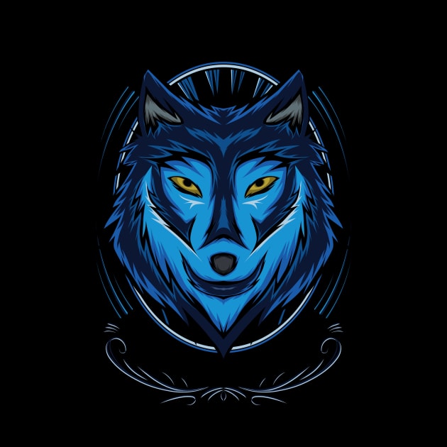 wolf illustration design by AGORA studio